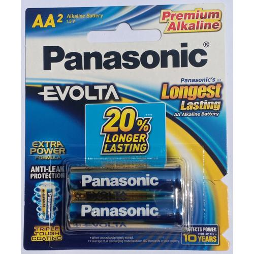 Panasonic Evolta Alkaline-Batterien AA/LR6 – 8 Stück, Langlebig & Zuverlässig