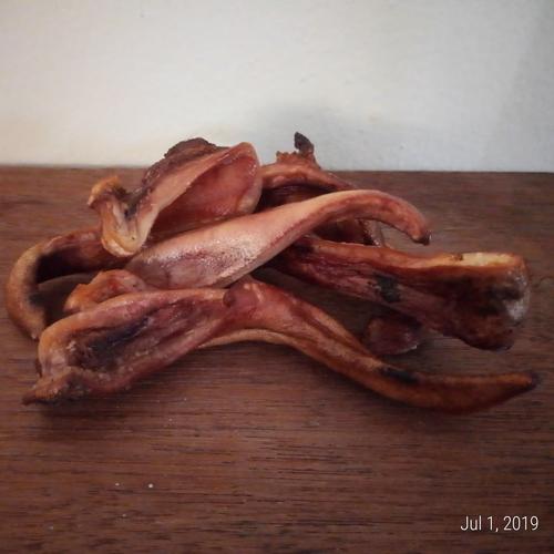 Foto Produk snack anjing/ Roasted Pork Ear Strips / Kuping Babi Panggang dari Pugs_store