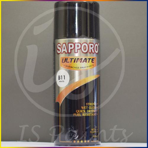 Foto Produk Cat Aerosol Sapporo Ultimate B11 (White) @ 400 cc Cat Spray dari IS Paints