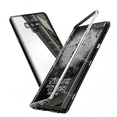 Jual Samsung Galaxy Note 9 Premium Transparent Aluminium Magnetic Case ...