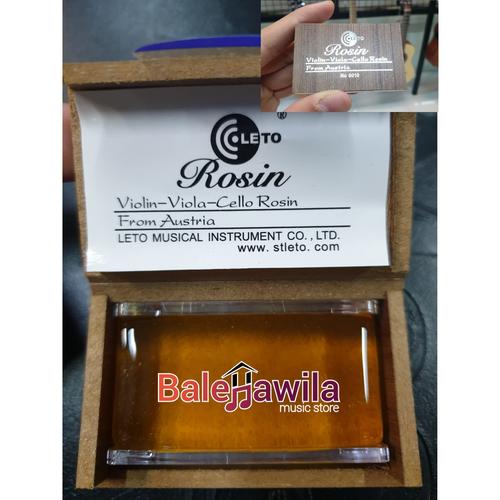Foto Produk Rosin Biola Rosin Viola Rosin Cello Rosin Violin LETO import CLASS B dari TIPTOP MUSIK&SOUNDSYSTEM