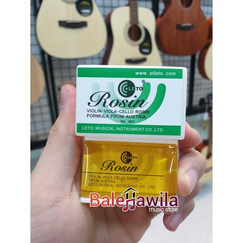 Foto Produk Rosin Biola Rosin Viola Rosin Cello Rosin Violin LETO import CLASS C dari TIPTOP MUSIK&SOUNDSYSTEM
