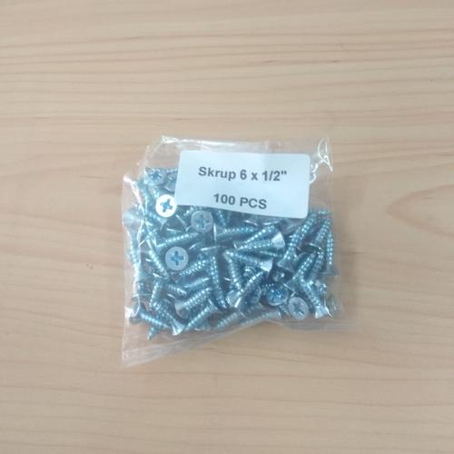 Foto Produk Skrup 1 cm Bungkus 6 x 1/2" ( 100 pcs ) dari Toko Income