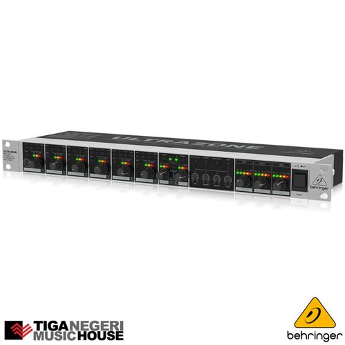 Behringer ULTRAZONE ZMX8210 V2 – Mixeur De Zone Professionnel 8 Canaux 3 Bus Avec Contrôle à Distance – Idéal Installation Fixe Et Son Commercial