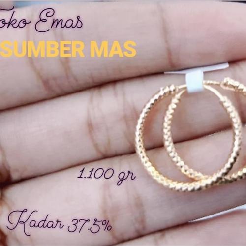 Jual Anting Emas Bulat Kadar 37 5 Kota Semarang Sumber Mas Indonesia 