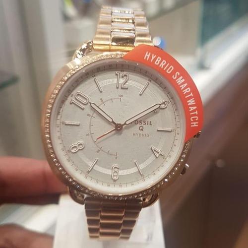 Jual jam fossil q smart watch rose gold 
