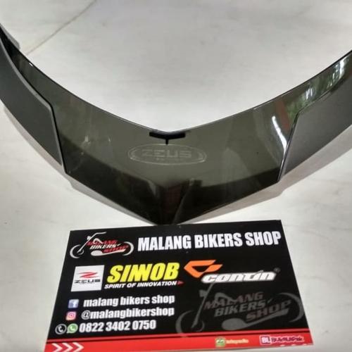 Foto Produk Spoiler Helm Zeus Z811 Original Spoiler Z811 Smoke dari MALANG BIKERS SHOP