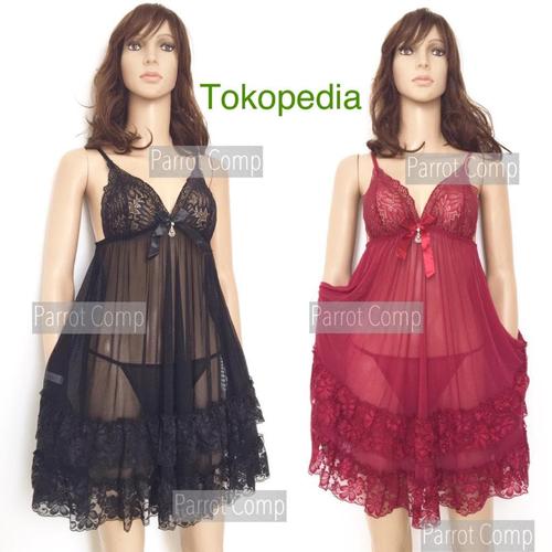 Foto Produk Sexy Lingerie Wanita 1166 Lingeri Cewek Big Size Jumbo L XL XXL Cewe dari Parrot Computer