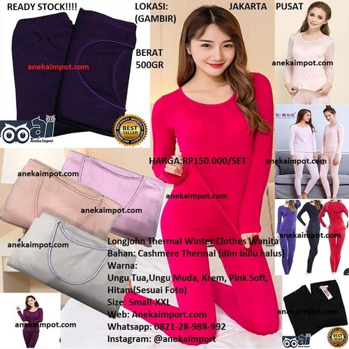 Jual Long John Wanita Longjhon Cewek Baju Longjohn Chasmere Thermal Wanita Kab. Tangerang Longjohnpria Tokopedia