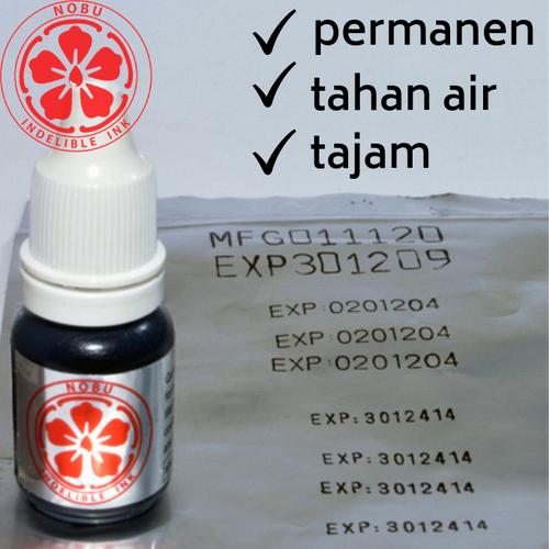 Jual Nobu Ink Tinta Stempel Permanen Plastik Besi Jual Nobu Ink Tinta Stempel Permanen Plastik Besi
