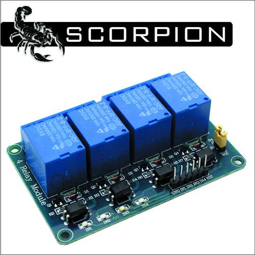 Jual Relay Module 4 Channel 5V - Kota Batam - H_S | Tokopedia
