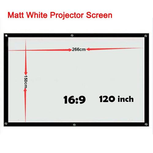Jual Layar Proyektor 120 Inch Ukuran 266 Cm X 150 Cm Screen Projector Jakarta Barat My Honey Shop Tokopedia