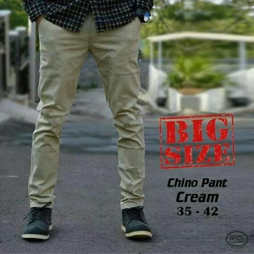 Foto Produk Calana chino pria super jumbo big size premium / 36.38.40.42 dari playjeans