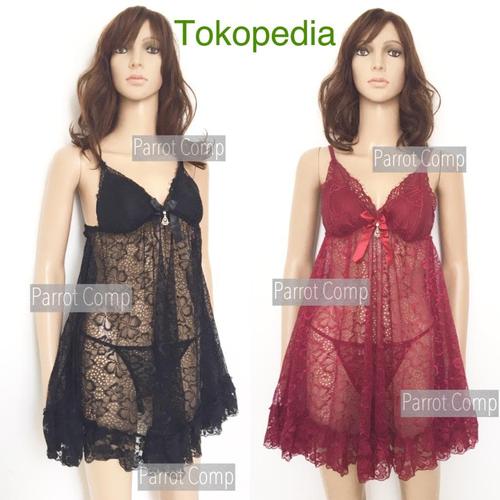 Foto Produk Sexy Lingerie Wanita 1249 Baju Tidur Dewasa Big Size Seserahan Nikah dari Parrot Computer