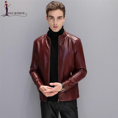 mens plus size leather jacket