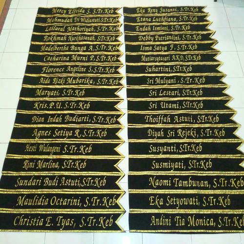 Gambar Selempang wisuda bludru super murah dari Hitzselempang Kab. Kudus Tokopedia