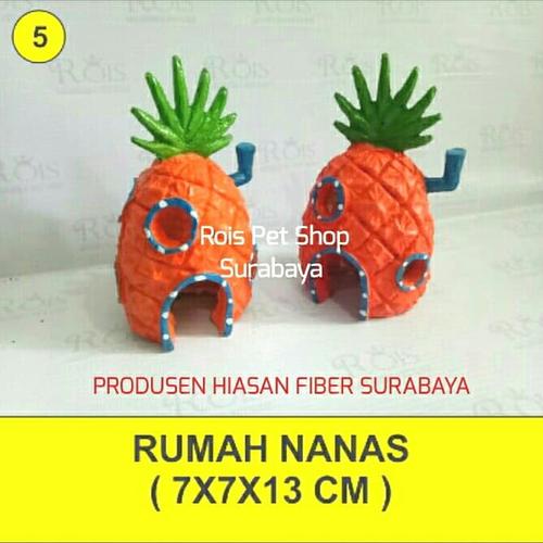 Foto Produk hiasan fiber / Rumah nanas / hiasan aquarium dari Rois Aquarium & Pet shop