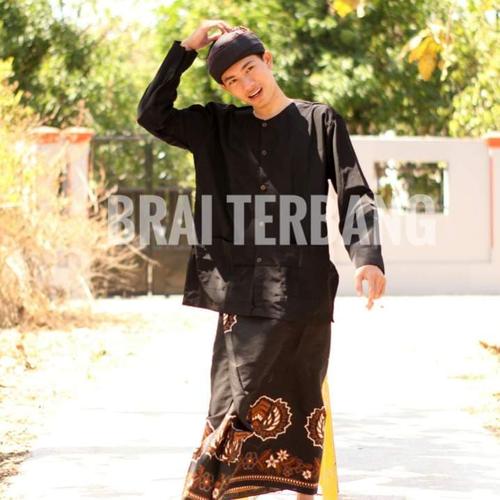 Jual baju pangsi adat sunda. pangsi sunda polos hitam - Hitam, M - Kab