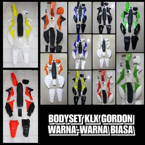 Foto Produk BODY SET GORDONS KLX. BODYSET FULLSET GORDON DTRACKER KAWASAKI ENDURO dari D2R MX SPEED SHOP ID
