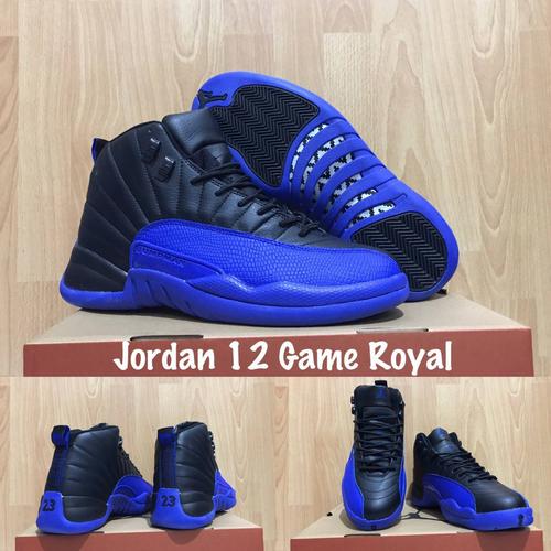 Jual Sepatu Basket Air Jordan 12 Game Royal Blue Black Biru Hitam Kota Medan Top Sneaker Store Tokopedia