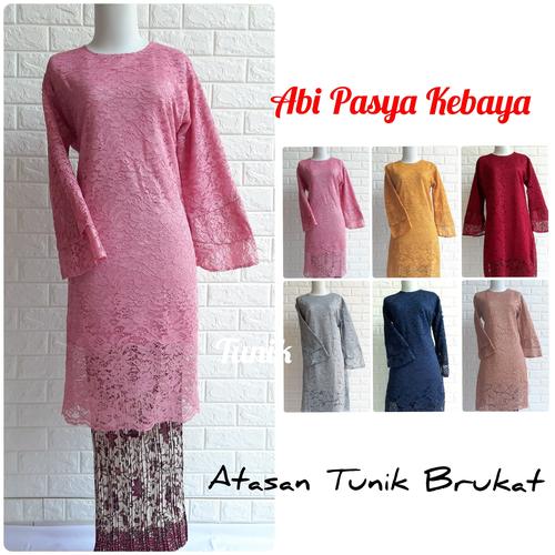 Foto Produk KEBAYA TUNIK BRUKAT MODERN MUSLIM KHUSUS UKURAN JUMBO dari Abi Pasya Kebaya