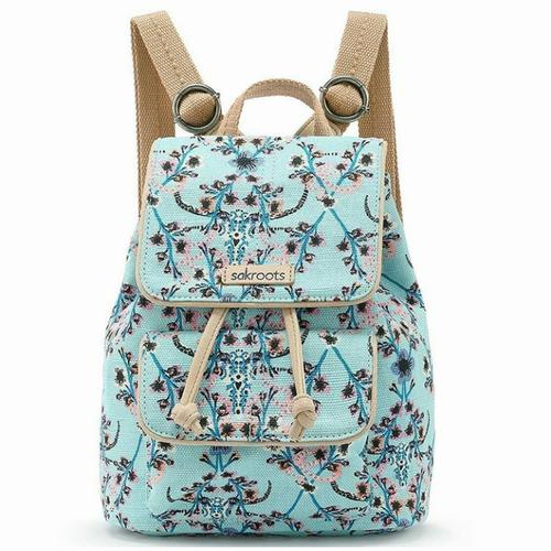 Jual MINI FLAP BACKPACK LT BLUE MC 