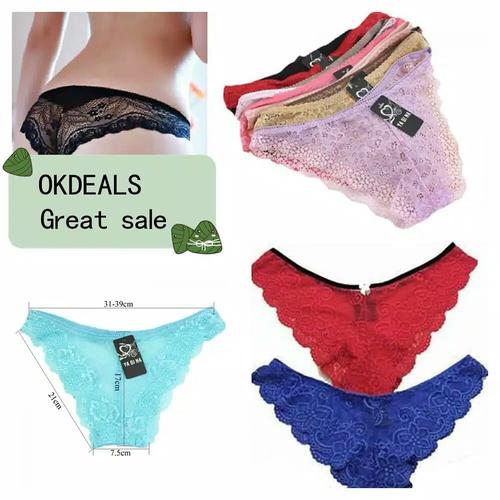 Foto Produk CD Celana Dalam Wanita Renda Lace - Hijau Tua dari Dhara emart