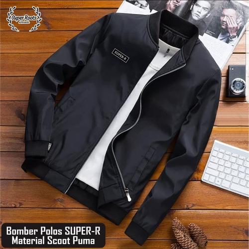 Gambar Jaket Bomber Simple Pria Elegants / Jaket Modern Masa Kini dari artacollection13 undefined Tokopedia
