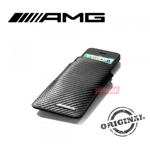 Foto Produk Mercedes Benz Sleeve Carbon Leather for Iphone 5/6 dari PERMAISURI