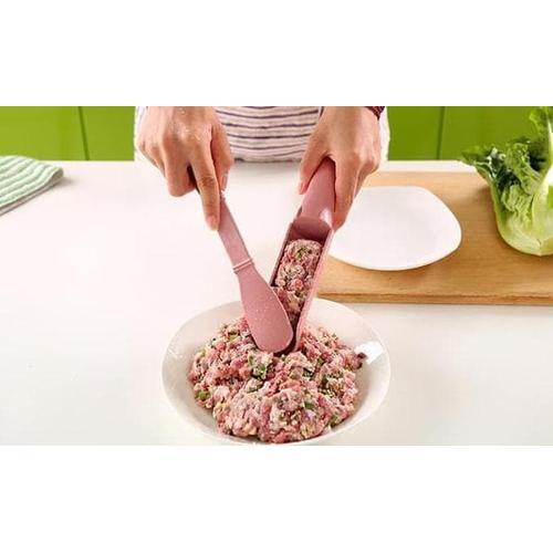 Foto Produk New Alat cetakan BAKSO BAKWAN / plastik Meatball marker dari mutyastor