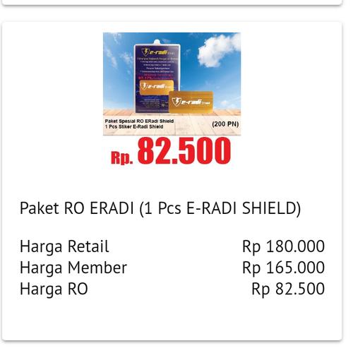 Gambar E-Radi SHIELD dari Deny Shopping Kota Medan Tokopedia