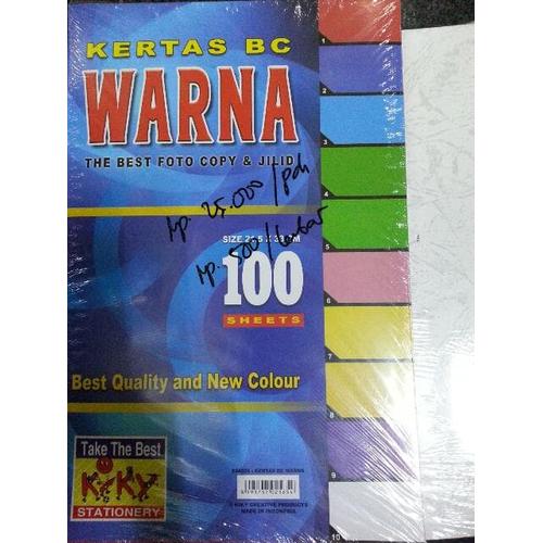 Foto Produk Kertas Karton Bufalo Warna Kiki Best Quality dari Belanja Bebas