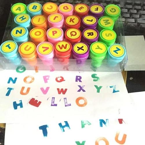 Foto Produk Mainan Anak 26pcs STAMP/STEMPEL Lucu dan Unik Buat Cap - Emoticon dari lovely kayy