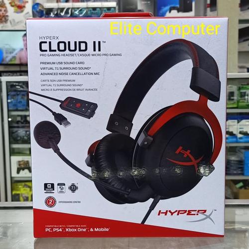 Jual Kingston HyperX Cloud II Pro Gaming Headset - RED KHX-HSCP-RD - Kota  Tangerang - Elite Computer | Tokopedia