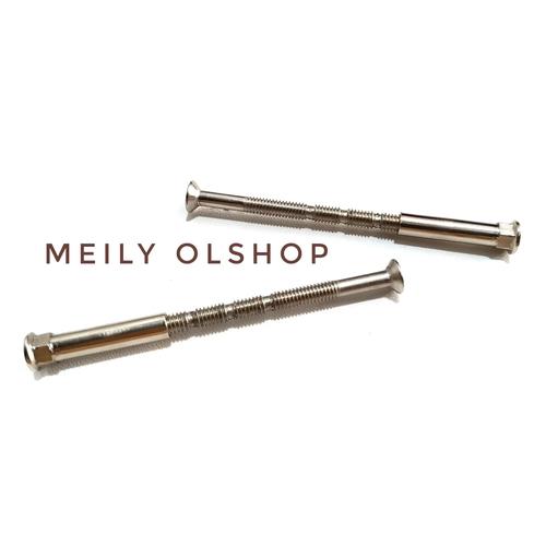 Foto Produk Sekrup Mur Untuk Kunci Pintu Misah/ Sekrup Penghubung Gagang Pintu dari Meily Olshop