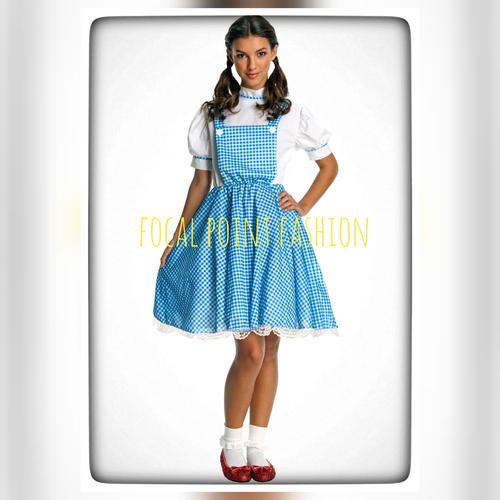 Gambar kostum-dorothy-wizard of oz-party-halloween-adult-costume dari Focal Point Fashion Kota Medan Tokopedia