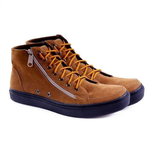 tan sneaker boots