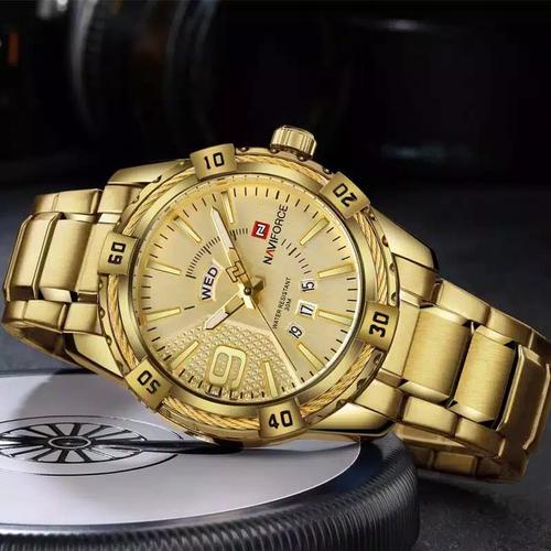 Foto Produk naviforce Original, Jam tangan pria, rantai, water reisis 3ATM dari electro Msn