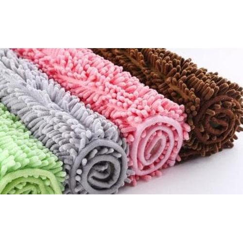 Foto Produk Keset Kaki PREMIUM / Keset Cendol DOFF / Keset Microfiber IMPORT 40x60 dari Raka Here_shop