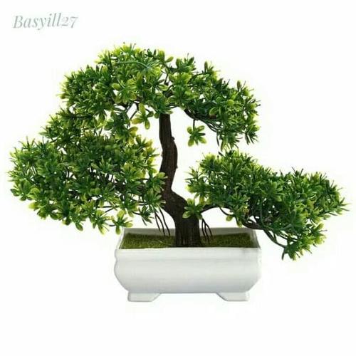 Foto Produk bonsai palsu kotak / tanaman artificial / bunga plastik / dekorasi dari Raka Here_shop