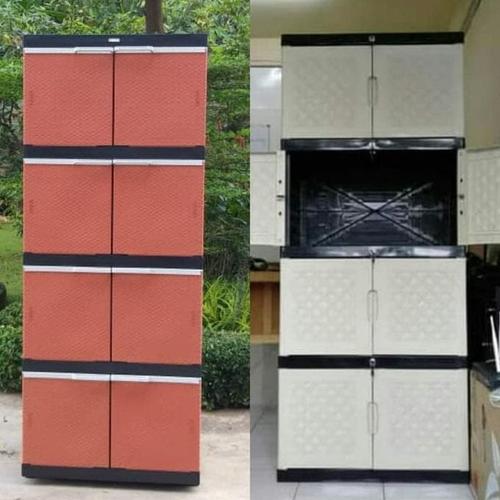 Foto Produk LEMARI PLASTIK / LEMARI PAKAIAN / RAK SREBAGUNA ELEGANT SSN 4 dari Raka Here_shop