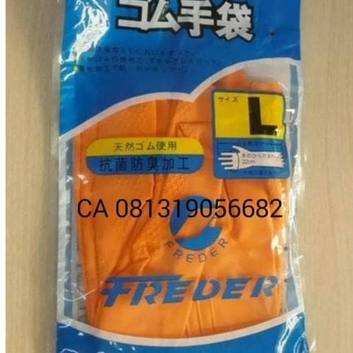 Foto Produk SARUNG TANGAN KARET / DOTTED / KIMIA / CUCI PIRING / KAMAR MANDI dari Raka Here_shop
