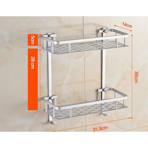 Foto Produk Rak Dinding Toilet Kamar Mandi Aluminium A289 dari Raka Here_shop