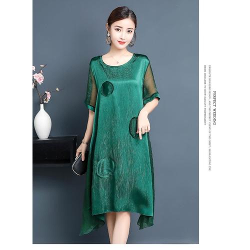 Jual Midi Dress Korea Sexy Green 
