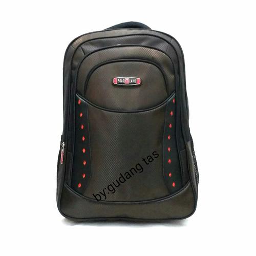 Foto Produk TERMURAH TAS RANSEL POLO-TAS LAPTOP-TAS KERJA - Hitam dari gudang tas 1000