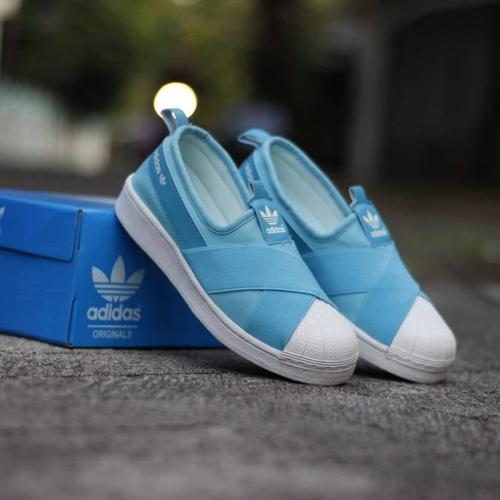 Jual Adidas Superstar Slip On Grade Original Sepatu Wanita Biru Muda 36-40  - Biru Muda, 36 - Jakarta Pusat - Nola Sport | Tokopedia