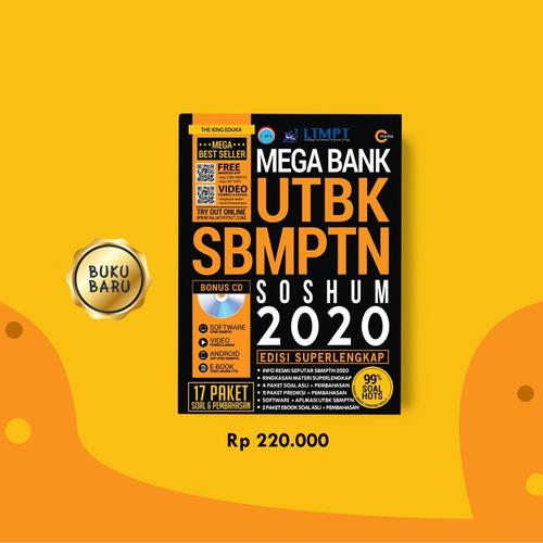 Jual Mega Bank Utbk Sbmptn Soshum 2020 Cmedia Jakarta Utara Wasurjaya Vicyshoop Tokopedia