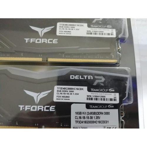 Delta Rgb Ram 2x8 3000mhz 16gb Ram T Force Ram 3000mhz Buy Team T