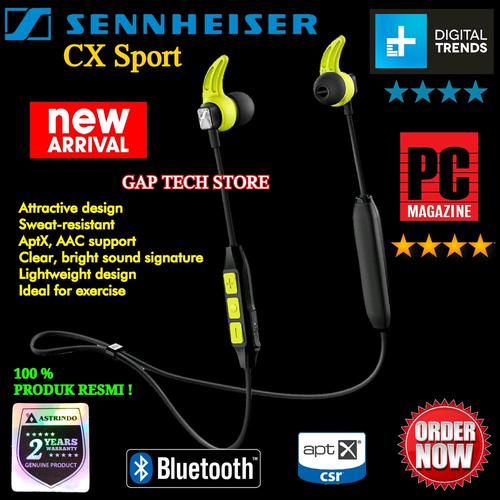 Jual Sennheiser CX Sport Bluetooth In-Ear Wireless Sports Headphone Or -  Jakarta Pusat - yogiswara shop | Tokopedia