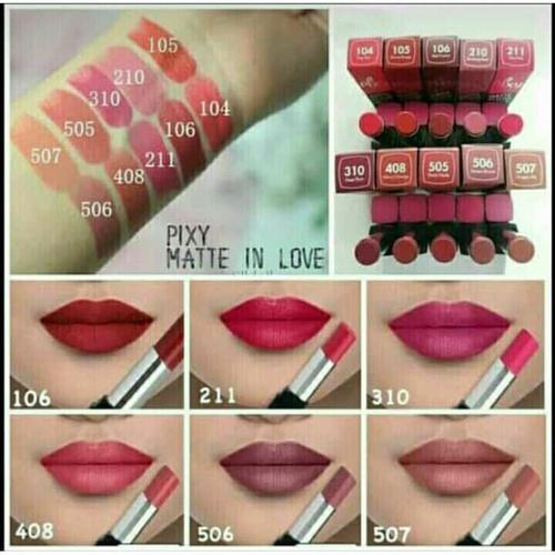 pixy matte in love lipstick